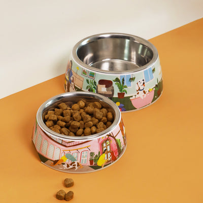 Hope & Love Pet Bowls | Set of 2 | 400 ml & 800 ml