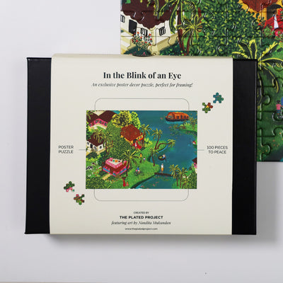 In the Blink of an Eye | Frameable poster puzzle | 100 pieces