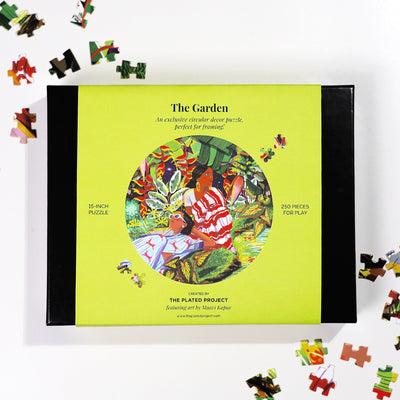 The Garden | Frameable circular puzzle | 250 pieces