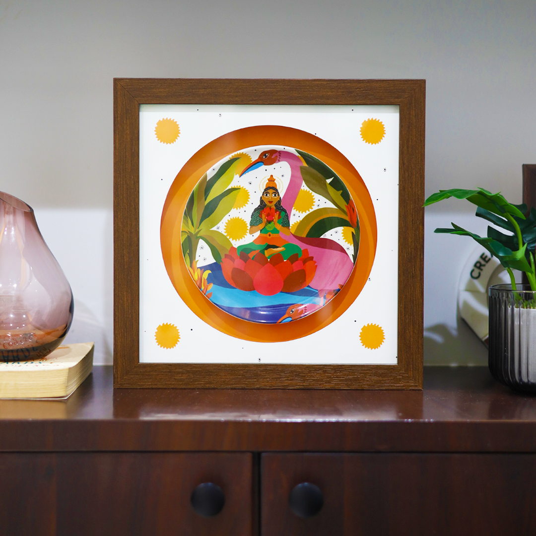 The Heart of the Molai Forest - Framed Decor Plate