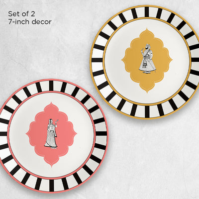 In Your Thoughts | Decor Plates | Set of 2 | 7”