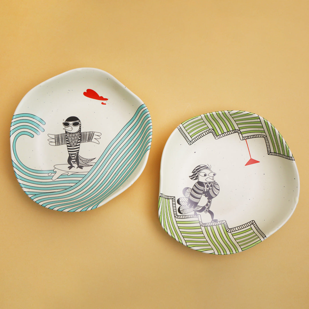 Birds On Course | Cereal Bowls | Set of 2