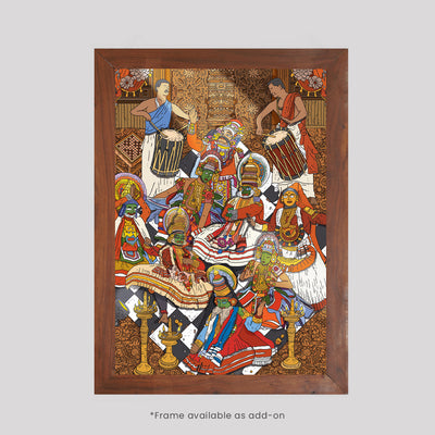 The Dance | Fabric Wall Art (Single-Sided) | Large - 18”x24”