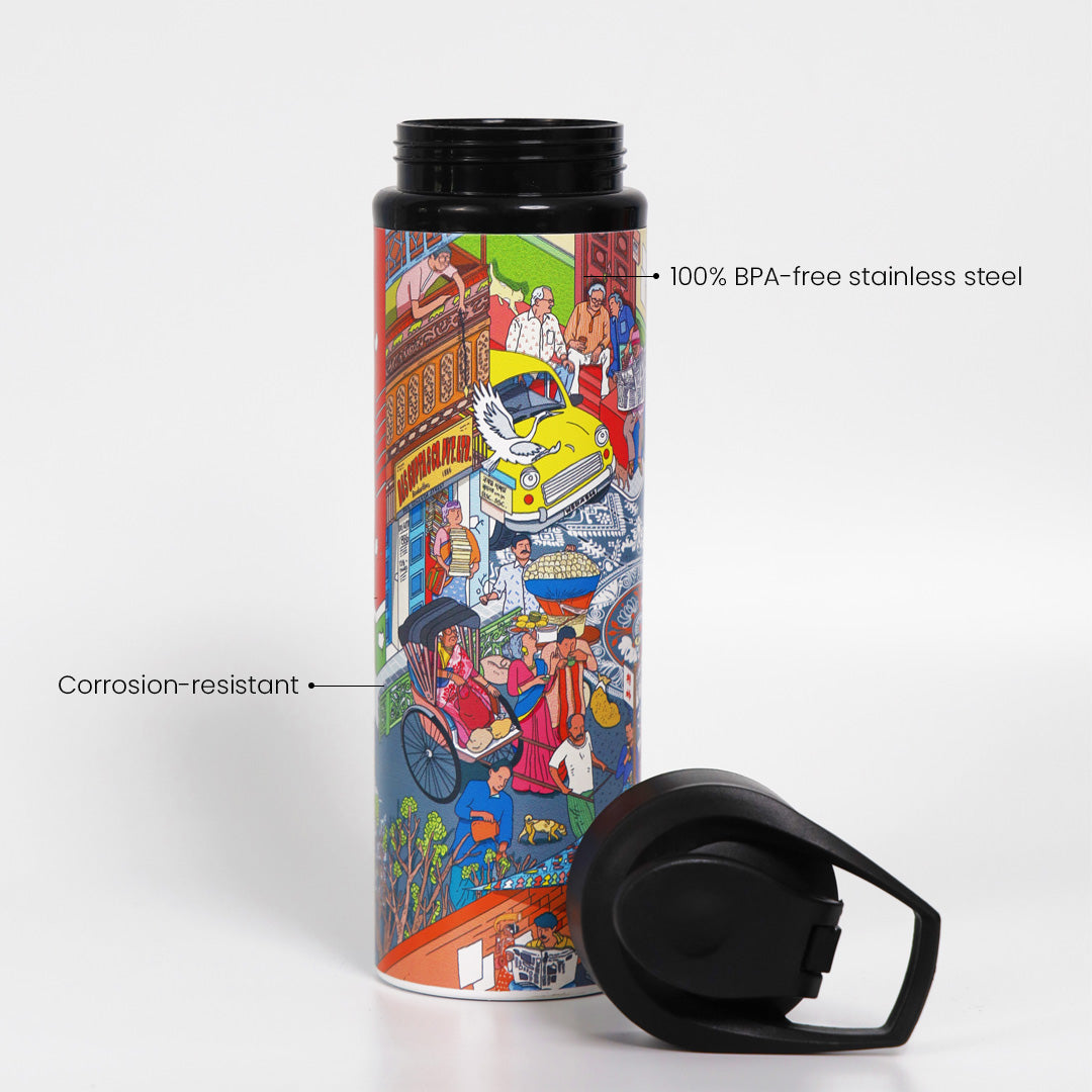 City of Poetry | Leakproof Stainless Steel Bottle