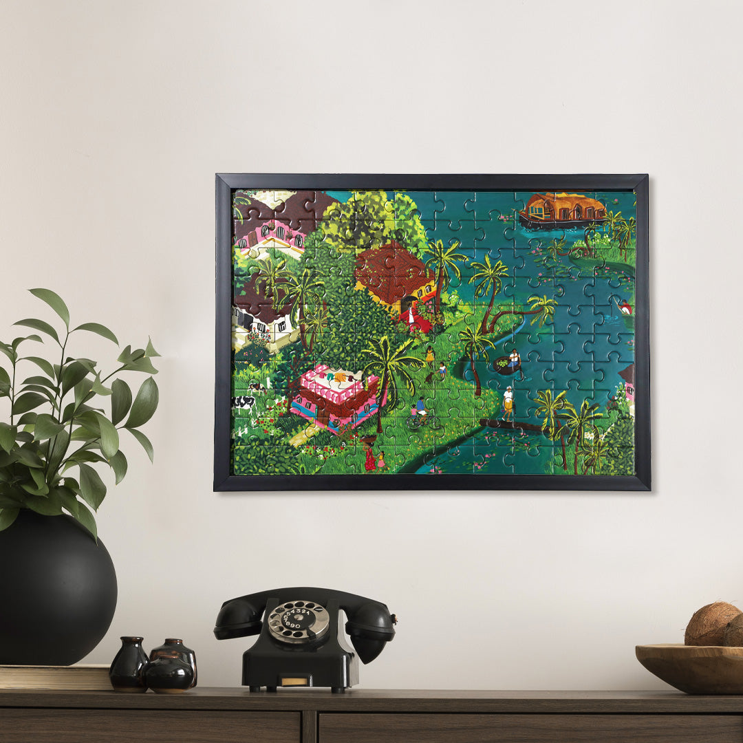 In the Blink of an Eye | Frameable poster puzzle | 100 pieces