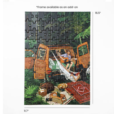 One Fine Day | Frameable poster puzzle | 100 pieces