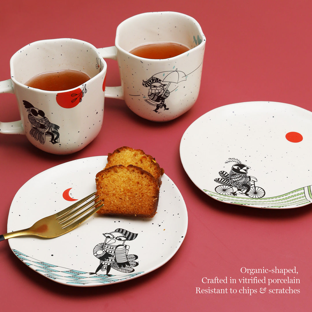 Birds On Course | Tea-time Combo | Set of 4
