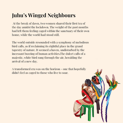 Juhu's Winged Neighbours - Framed Decor Plate