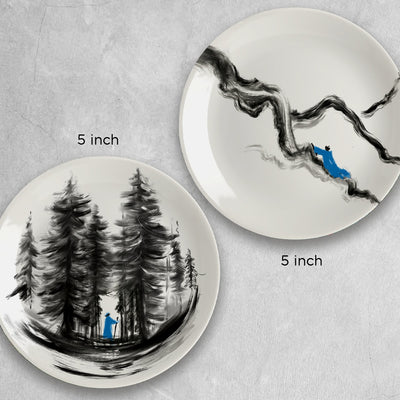 Finding my way - 5 inch decor plates (Set of 2)