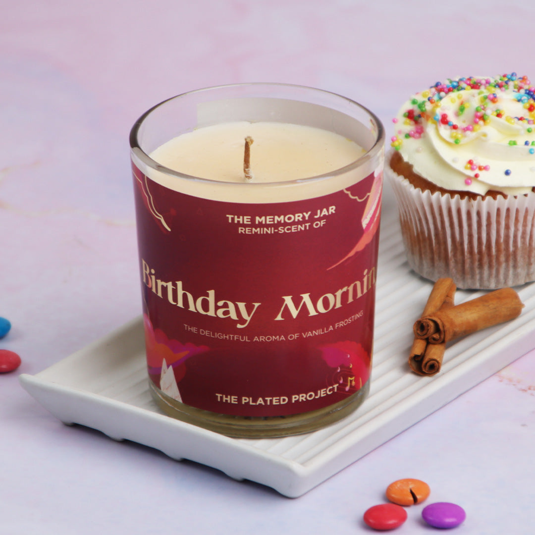 Birthday Mornings Memory Jar Candle