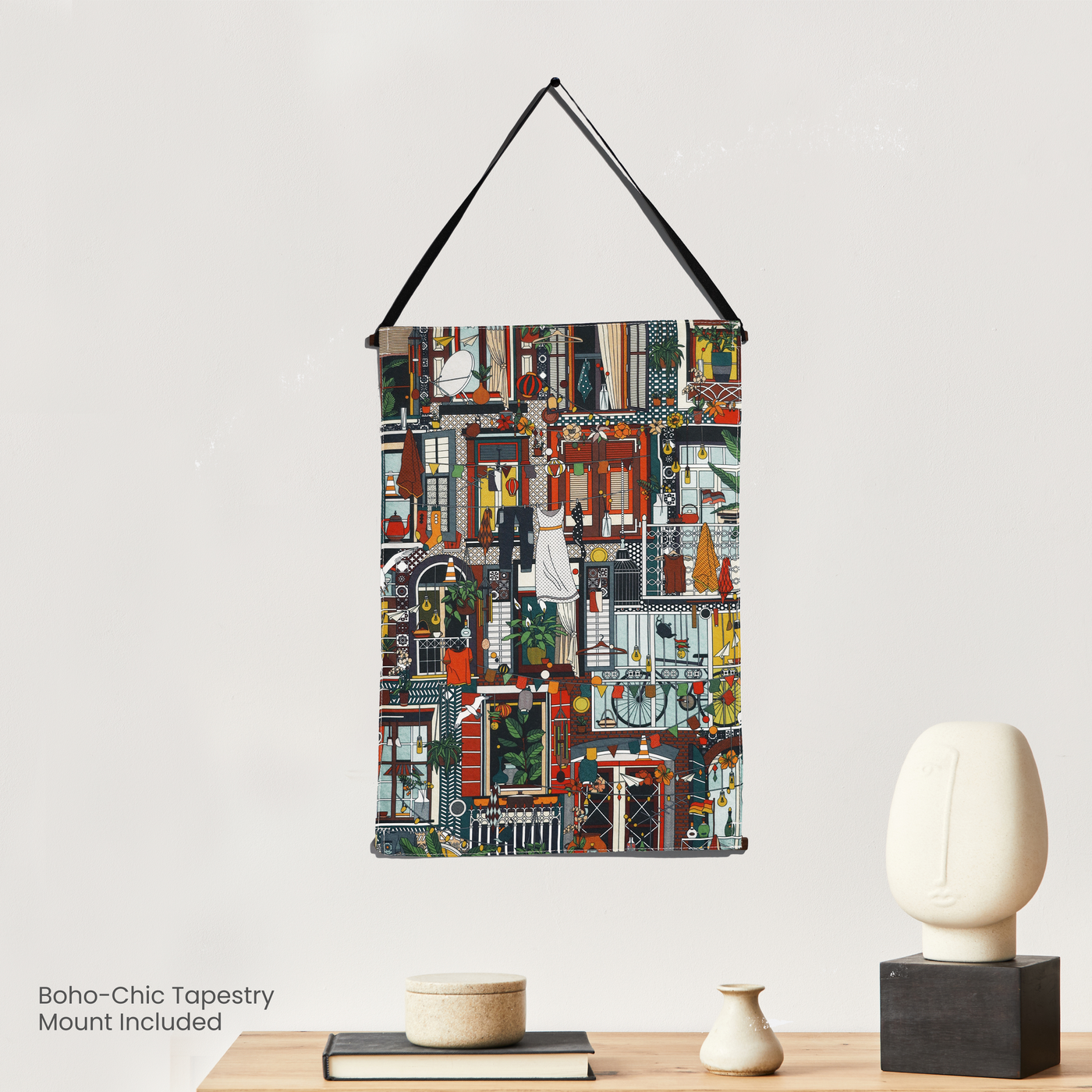 Living Windows - Fabric Wall Art (Single-Sided)