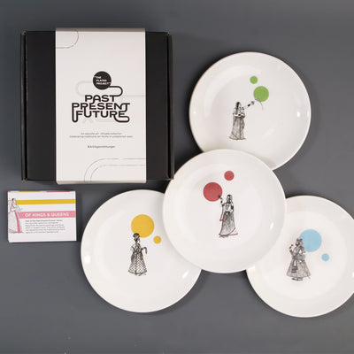 Of Kings & Queens - Quarter Plates (Set of 4)