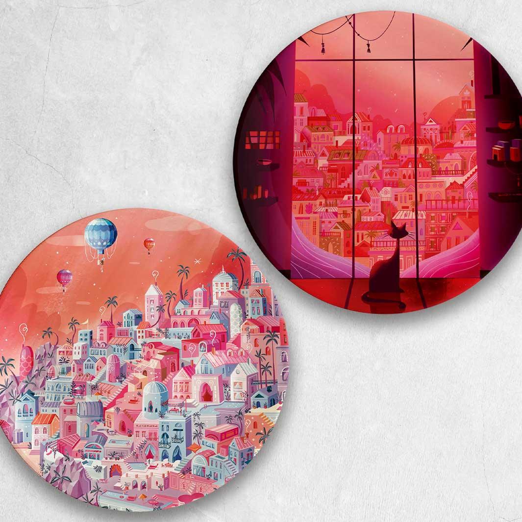 Look at the world outside (set of 2) - The Plated Project
